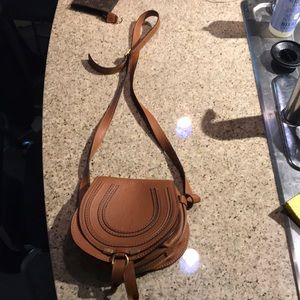 Chloe Marcie Horseshoe Crossbody Bag